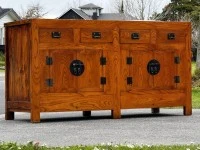 $1 reserve! absolutely stunning indonesian solid rosewood sideboard!