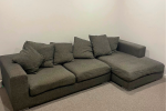 L shaped sofa