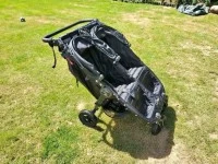 Double buggy plus bassinet attachment