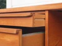 $1 reserve Mid Century rimu desk