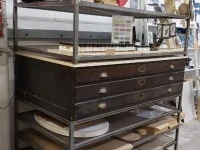 Map drawer unit