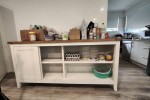 Fridge, Washing machine, Kitchen Island