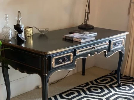 A Louis Xv Styled Hardwood Desk