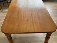 Restored Kauri Dining Table + 4 Chairs