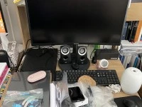 Desk, Foldable Dining Table With Cabinet Shelf