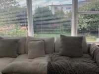 Fridge - large size, TV - 65 inches, King size single slat bed with ma...