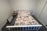Double bed with mattress, Queen bed with mattress, 4 drawers tall boy ...