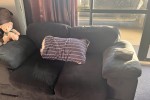Queen Single bed, Fridge freezer, 2 seater sofa