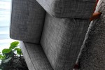 Large couch 93 cm deep x 210 cm long., 2 x armchairs 92cm deep x 107 c...
