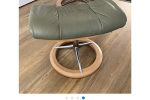Stressless recliner with footstool