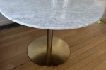 Marble & Brass 4 seater dining table