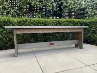 Wooden bench