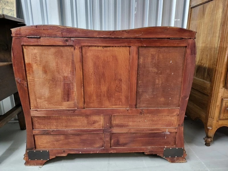 French Art Deco Curved Chest of Drawers