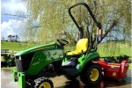 John Deere tractor + Ezeemow mower