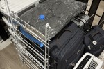 Plastic clothes drawer - mid 4 tier, 2 big luggage, 1 medium, 1 small,...