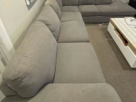 L shape/corner sofa with double bed