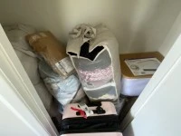 Boxes of clothes