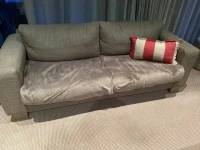 5 seat corner piece Lounge suite, 2 seat sofa, Coffee table, 8 seat di...