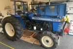 Iseki Tractor including rear tray