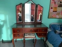 Queen Anne Dresser and Tall Boy, Tall Boy