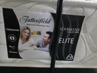 Queen slat bed with mattress, Microwave
