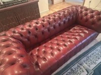 Chesterfield Leather Couch
