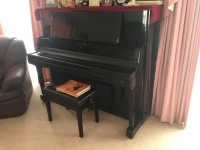 Kawai Upright Piano Black