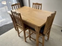 Small Dining table with 4 chairs