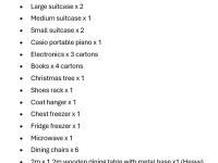 2 bedroom apartment move