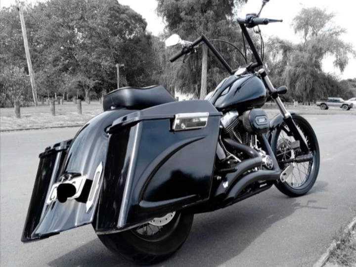 Motorcycle Harley 2012 blacklist softail