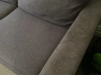 Large Couch with Moveable Ottoman