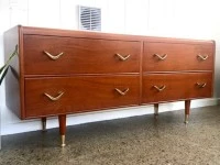 +Mid Century Teak/Mahogany Sideboard+