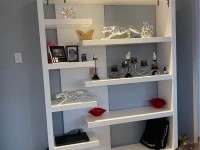 A large and heavy book shelf