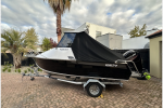 Assualt 575 ali boat on single axle trailer