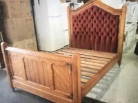 Queen bed frame, Dimensions: W1538mm x Headboard height 1760mm Tailboa...