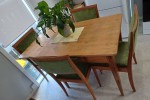 Lovely retro dining table and chairs