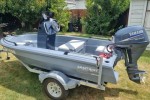 Boat on trailer- smartwave 3500