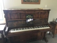 Upright German Iron frame piano