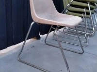 RETRO VINTAGE ROBIN DAY HILLE CHAIRS x 8 MADE IN NEW ZEALAND