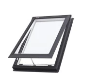 Velux Grey coloured back mounted electric venting skylight - VSE.