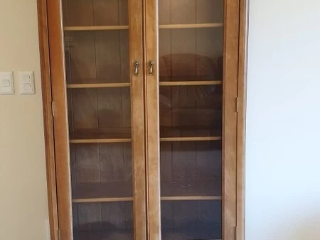 Two Door Davies Furniture Display Cabinet ref: 6403, Dresser & Mirror