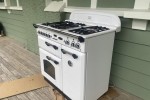 Falcon Rangemaster Classic 90cm electric oven with gas top RRP $10,160