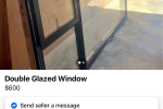 Double glazed aluminium window
