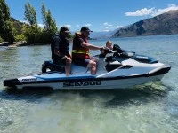 Small boat jetski and trailer