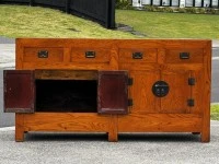 $1 reserve! absolutely stunning indonesian solid rosewood sideboard!