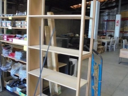 Lundia shelving-3 bays 2100x1000x381mm Near new shelves