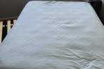 Queen sized bed, sofa