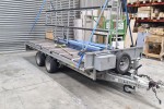 10 foot trailer with an A frame on it.