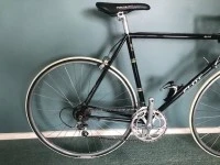 Elite road bike, made by noted motorcyclist frame maker Ken McIntosh, ...