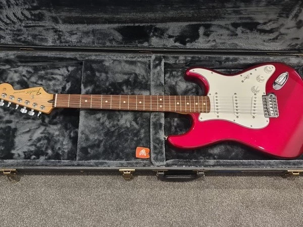 Red Mexican Fender Stratocaster